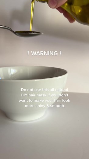Natural DIY Hair Mask for Shiny and Smooth Hair