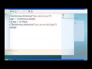 Small Basic 1.04 IF Statements and Operators