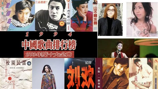 中国歌曲排行榜1994年十大金曲