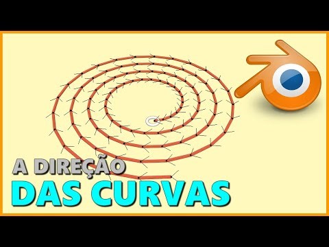 A DIREÇÃO DAS CURVAS NO BLENDER 3D