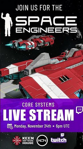 Space Engineers: Core Systems Launching November 24