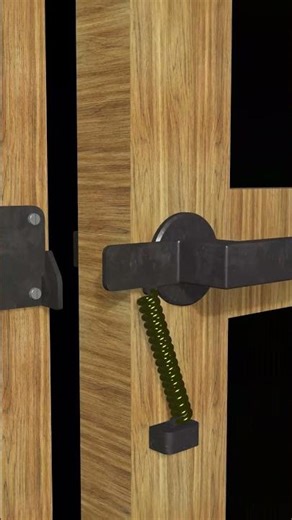 Simple automatic gate latch Will Blow Your Mind! idea design #shorts