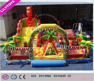 [Hot Item] Inflatable Giraffe Playground Equipment for Outdoor Use Inflatable Bouncer Funcity