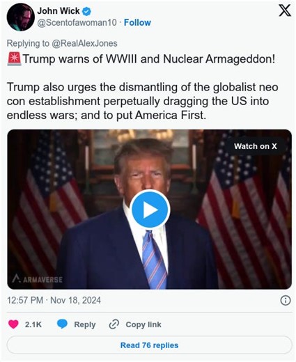 End Times Headline News. November 19 2024