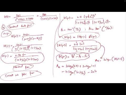 Lecture_17D: Example Problem of Bode Plots (Amplitude of magnitude response)
