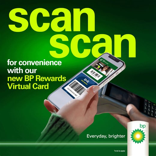 We're always looking for ways to make your loyalty even more rewarding. ✨ Now, earning BP Rewards is literally in the palm of your hand! All you have to do is scan your virtual card straight from your phone's wallet. It’s that easy easy! Ready to experience the convenience? Register today! Please note that Smart Shopper virtual card is available via the Pick n Pay ASAP app. # BPRewards #scanscan #swipeswipe #DigitalWallet | bp