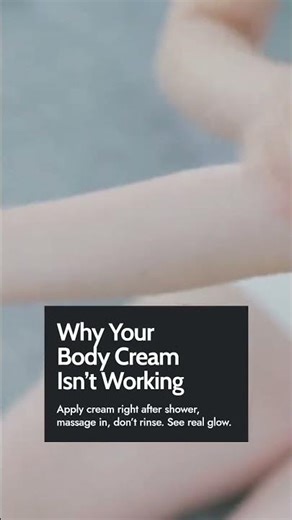 Mastering Your Body Cream Routine