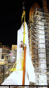 1.3M views · 8.5K reactions | 14 years after its last flight, the Space Shuttle Endeavour was stacked and mated one final time to the twin SRBs and the external tank. This was in preparation for the future display, the only in the world in vertical ready for flight configuration, as part of the future Samuel Oschin Air and Space Center at the California Science Center. #nasaspaceflight #spaceshuttle #spaceshuttleendeavour #goforstack #californiasciencecenter | NASASpaceflight.com | Facebook