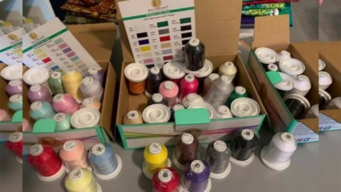 New brothread - 18 Options - Multi-Purpose 100% Mercerized Cotton Threads 50S/3 600M(660Y) Each Spool for Quilting, Serger, Sewing and Embroidery - 12 Bright Colors