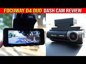 FOCUWAY D4 DUO 4K Dash Cam Review (GPS & Park Mode)