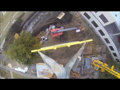 On Site StoPanel Wall Lift and Secure