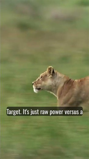 Lioness Chased And Attack On Zebra In African Grasslands