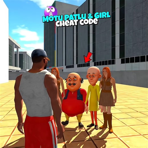 Motu Patlu Npc Cheat Code 😲 Indian Bikes Driving 3d || #shorts