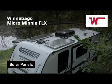 Winnebago Micro Minnie FLX (Flex) Solar Panels