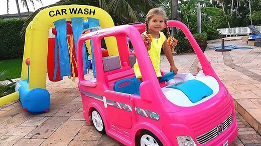 348K views · 4K reactions | Diana and Papa Pretend Play car wash | Kids Babie | Facebook