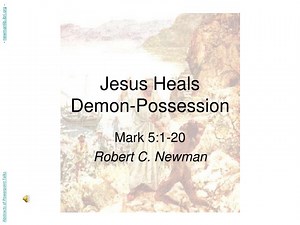 Jesus Heals Demon-Possession - SlideServe