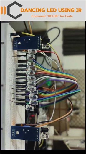 IR Sensor Based LED Wave Control Using Arduino
