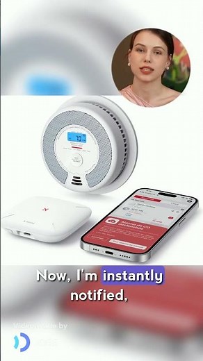 X-Sense Connected Smoke and Carbon Monoxide Detector, Home Security Kit with SBS50 Base Station
