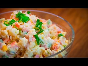 How to make Russian Olivier Salad (Christmas Dinner)