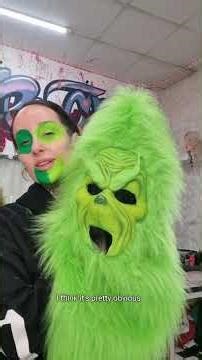 I Tested 2 Skin Tones on My Grinch Mask… Only One Looks REAL 👀