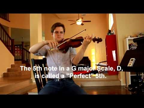 G major scale, practicing intonation with a Drone Pitch