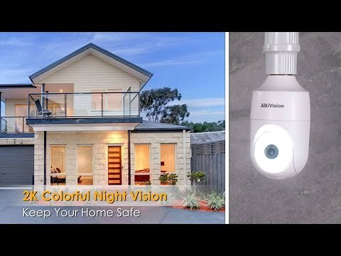 Alkivision Light Bulb Security Camera