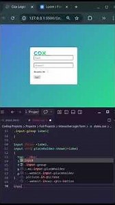 Interactive Login Form (Cox Login Page Clone) #coding #html #css #webdevelopment #beginner