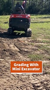 3.1K views · 32 reactions | Grading with a Mini Excavator. #kubota #excavators #grading #miniexcavator #tools #equipment #farm #work | Piney Grove Homestead and Mini Farm | Facebook