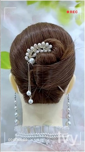 Quick & Beautiful Updos | Effortless Hair Ideas 💖 #Hairstyle