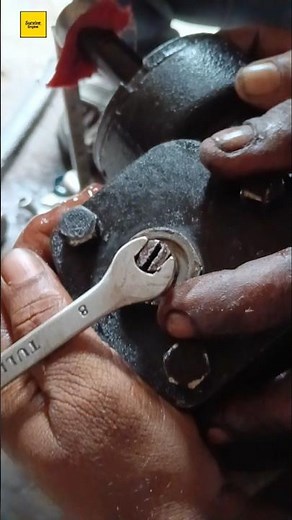 steering box adjustment #automobile #mechanic #surviveengine