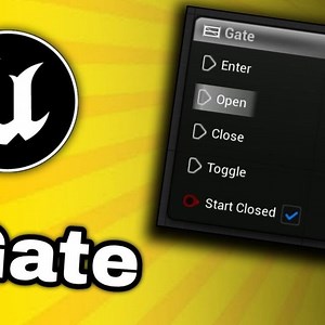 Unreal Engine 5 Gate Blueprint Code | Easy Tutorial for Beginners! #tutorial  #ue5 | Community tutorial