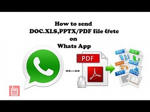 Send PDF File On Whats App