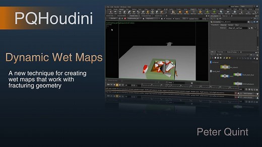 Dynamic Wet Maps Houdini 12