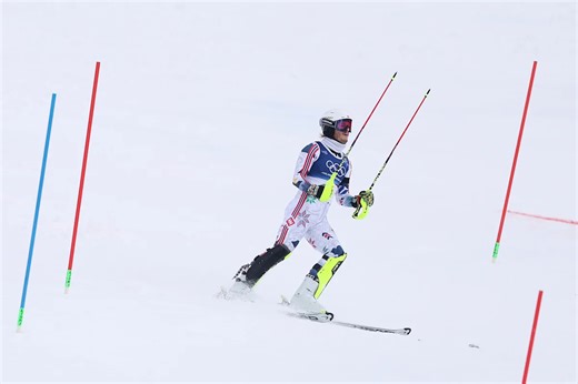 Winter Olympics 2026: Norway's Atle Lie McGrath throws poles, lays down in snow after surprising DNF in slalom