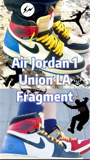 Air Jordan 1 High OG SP X Union LA X Fragment Varsity Red On Feet #試穿 #aj1 #波鞋