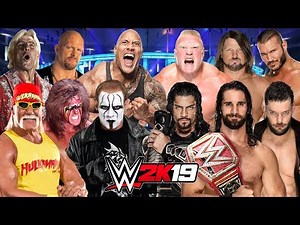 WWE LEGENDS vs WWE SUPERSTARS | WWE 2K19 Royal Rumble