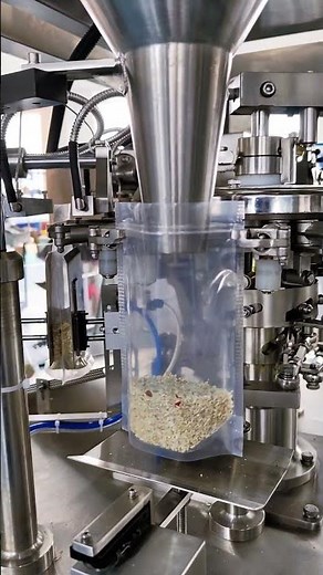 1kg rice packing machine 500g nuts pouch zipper bag filling machine