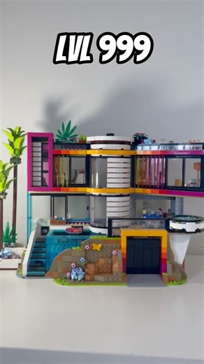 Level 1 Vs Level 999 LEGO Mansion