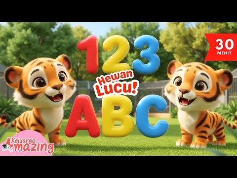🐯 Learn ABC 🔤 & Numbers 123 🔢 With Cute Forest Animals 🦁🎶 Educational Videos for Preschool & Kind...