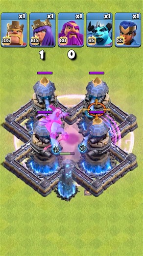 Which Hero Can Destroy the MOST Final-Form Revenge Towers? 😱 | Clash of Clans🔥