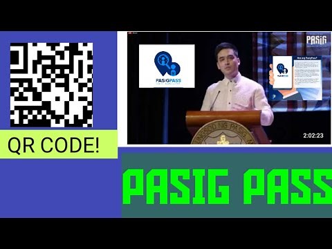 PASIGPASS II QRCODE STEP BY STEP PROCEDURE II HOW TO CREATE QR PASS II PASIG PASS