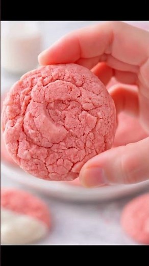 Strawberry Cake Mix Cookies Recipe