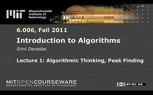 MIT 6.006 Introduction to Algorithms, Fall 2011