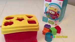 Learn Shapes And Colors With FISHER PRICE First Blocks for Toddlers And Kids
