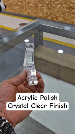 How to polish acrylic | Crystal Clear finish #signage