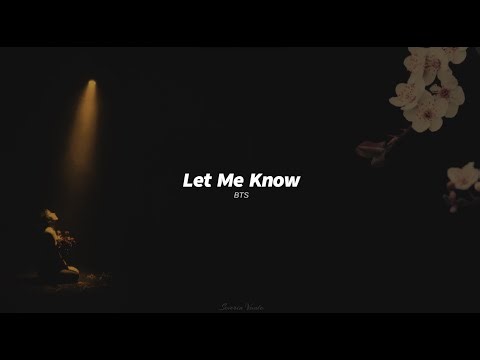 Let Me Know | BTS | English Lyric Video
