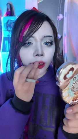 🩸 NINA THE KILLER makeup tutorial 🩸 #ninathekiller #ninathekillermakeup #creepypasta #creepypastacosplay #makeuphalloween #makeuptutorial #disfrazhalloween #jeffthekiller