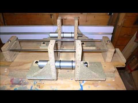 Stave drum - inside milling router jig