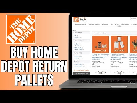How To Buy Home Depot Return Pallets