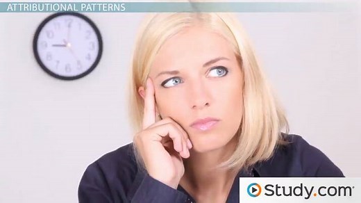 Cultural Differences in Attributional Patterns